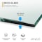 Anzzi Ember Series 74x 34in Framed Arch Fixed Shower Screen Door, Matte Black, 8mm Tempered Clear Glass SD-AZ18-01MB - alternate 15