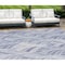 Homeroots 9' X 12' Denim Blue And Sky Blue Geometric Washable Indoor Outdoor Area Rug 589216 - alternate 1