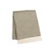Homeroots 55" X 70" Moss Green Cotton Blend Woven Plush Throw Blanket with Fringe 632930 - alternate 1
