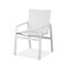 Homeroots Set of Two 22" White Metal Indoor Outdoor Dining Chair, 2PK 372189 - alternate 4