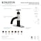 Kingston Brass One-Handle Single-Hole Bathroom Faucet with Deck Plate and Push Pop-Up Drain, Oil Rubbed Bronze KSD2825CG - alternate 3