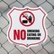 Signmission No Smoking Shield Sign No Smoking Eating, 6 Inch X 6 Inch, Plastic Sign SHI-P-6-400 - alternate 4
