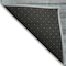 Homeroots 10' X 14' Teal Blue Gray And Charcoal Striped Washable Indoor Outdoor Area Rug 588075 - alternate 5