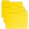 Smead Pressboard Folder, Big Tab, Yellow, 100PK 11984 - alternate 2