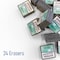 Flipside Dry Erase /Chalkboard Student Eraser Class Pack of 24 32000 - alternate 5