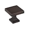 Amerock Pedestal 1-1/16 inch (27mm) Length Oil-Rubbed Bronze Cabinet Knob, 25PK 25VMP37024ORB - alternate 1