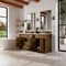 James Martin Vanities Brookfield 72 in. Double Vanity, Honey Oak w/3 CM Carrara White Marble Top 547-V72-HNO-3CAR - alternate 5
