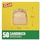 Glad Zipper Food Storage Plastic Sandwich Bags, 6.63 x 5.88, Clear, 600PK 57263 - alternate 11