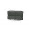 Homeroots 64in Gray Faux Leather Manual Reclining Love Seat 366300 - alternate 5