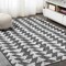 Jonathan Y Andratx Modern Tribal Geometric Black/Ivory 5 ft. x 8 ft. Indoor/Outdoor Area Rug SMB126E-5 - alternate 5