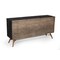 Homeroots 63" Dark Brown Solid Wood Six Drawer Double Dresser 473119 - alternate 5
