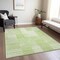 Homeroots 9' X 12' Artichoke Green And Mint Green Striped Washable Indoor Outdoor Area Rug 581633 - alternate 6