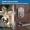 Wrightmaster 4-in-1 Aluminum Smart Pad Lock with App Control, Fingerprint, Keypad, Key Unlock, Auto-Lock ZR-D6 - alternate 7