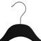 Nahanco 17in Low Gloss Black Wooden SlimLine Shirt/Dress Hanger, 50PK SL7021750 - alternate 5