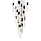 Cwi Lighting Petra Integrated LED 24in Black Chandelier with Handcrafted Glass 1723P24-17-101 - alternate 8
