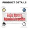 Signmission Bajo Nueva Administracion, 36 Inch x 96 Inch, Vinyl Banner B-96-30476 - alternate 4