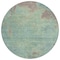 Homeroots 8' Pale Aqua And Taupe Round Abstract Washable Indoor Outdoor Area Rug 618456 - alternate 8