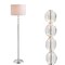 Jonathan Y Aubrey 59.5" Crystal / Metal LED Floor Lamp, Clear/Chrome JYL2028A - alternate 8