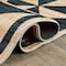 World Rug Gallery Geometric Diamond Washable Non Slip Runner Rug 2 ft x 10 ft Natural WR74NATURAL2X10 - alternate 6