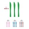 Smarty Had A Party Green Disposable Plastic Party Knives, 600PK 410K-G-CASE - alternate 6