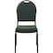Flash Furniture Hercules Banquet Chair, 17-1/4 in W 20-1/4" L 37-1/2" H, Fixed, Fabric Seat FD-C03-GOLDVEIN-4003-GG - alternate 1