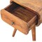 Homeroots 19" Brown Solid Wood Square One Drawer Nightstand 651573 - alternate 13