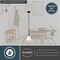 Vaxcel Willowbrook Mini Pendant Light, Matte Black, Frosted White Glass, 8-In. Wide P0461 - alternate 8