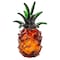 Homeroots 9" Orange Murano Glass Pineapple Statue Tabletop Sculpture 376132 - alternate 1