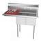 Koolmore 2 Compartment Stainless Steel NSF Commercial Kitchen Prep & Utility Sink with  Drainboard SB121610-16L3 - alternate 1