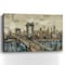 Homeroots Vintage Inspired Nyc City Skyline Unframed Print Wall Art 399035 - alternate 3
