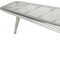Homeroots 60" Silver Aluminum and Metal Coffee Table 389949 - alternate 5