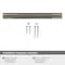 Amerock Bronx 5-1/16 in 128 mm Center-to-Center Gunmetal Cabinet Pull BP36558GM - alternate 3