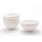 Homeroots White Four Piece Porcelain Service For Four Bowl Set 483502 - alternate 5