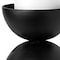 Homeroots 13" Black Metal Tabletop Pillar Candle Holder 608411 - alternate 3