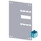 Siemens rear interlock mounting plate accessory for: 3VA51 3VA9138-0VK20 - alternate 2
