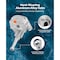 Vevor Marine Engine Turbine Rotary Steering System 16FT Boat Cable With Wheel SS13716 - alternate 4
