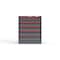 Strong Hold 6 drawer cabinet - (1x 2ft, 1x 3ft, 1x 4ft, 3x 5ft) - Red accents - Electronic Lock S3036-PPRAS-0605DS - alternate 1