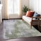 Homeroots 3' X 5' Olive Green And Purple Abstract Washable Indoor Outdoor Area Rug 587248 - alternate 7