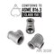 Stz Industries 1-1/4 in. FIP X 1 in. D FIP 1 in. D FIP Black Iron 3.9 in. L Reducing Tee 310RT-11411 - alternate 6