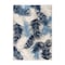 World Rug Gallery Vicenza Tropical Floral Indoor/Outdoor Area Rug 4 ft x 6 ft Navy 8011NAVY4X6 - alternate 2