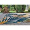 World Rug Gallery Tropical Leaves Indoor/Outdoor Area Rug 4 ft x 6 ft Multi 8012MULTI4X6 - alternate 1