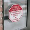 Signmission Private Property No Through Traffic, 4 inch X 4 inch, Vinyl Decal, 2PK OC-D-2PACK-4-156 - alternate 2