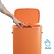 Happimess Tammi Kitchen 14.5-Gallon Slim Metal Push Button Trash Can, Carrot Cake HPM1017K - alternate 6