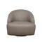 Manhattan Comfort Lukas Upholstered Swivel Accent Chair in Taupe AC1631-TP - alternate 3