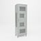 Pucel Athletic Gear Locker, 24 in W x 72 in H x 18 in D, Perforated Door, 4 in Legs, Gray GL-2472-18-DL - alternate 1