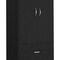 Homeroots 23" Black Two Drawer Dresser 534969 - alternate 7
