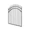 Nuvo Iron 45in Wx56in H Tiger Eye Gate Arched Rails, 48in W Openings, Self Close Hardware w/Double Side Handle ITGA4556 - alternate 6