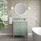 James Martin Vanities Brittany 30" Single Vanity, Sage Green, w/ 3 CM Siberian Silestone Top 650-V30-SGR-3SFR - alternate 5