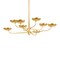 Hudson Valley Lighting Taormina 8 Light Integrated LED Chandelier in Vintage Gold Leaf 4545-VGL - alternate 1