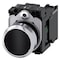 Siemens Pushbutton, 22 mm, round, metal, shiny, black, pushbutton, flat 3SU1150-0AB10-1BA0-ZY13 - alternate 1